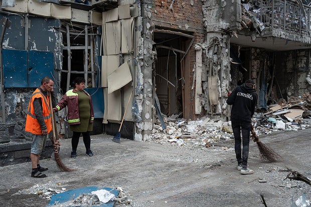 Russian forces attack Kiev with drones and shells 