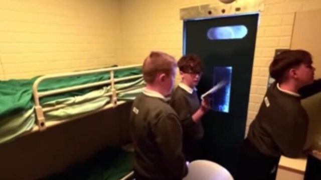 Prison on wheels visits U.K. schools to teach kids about life behind bars: You are now gonna become prisoners
