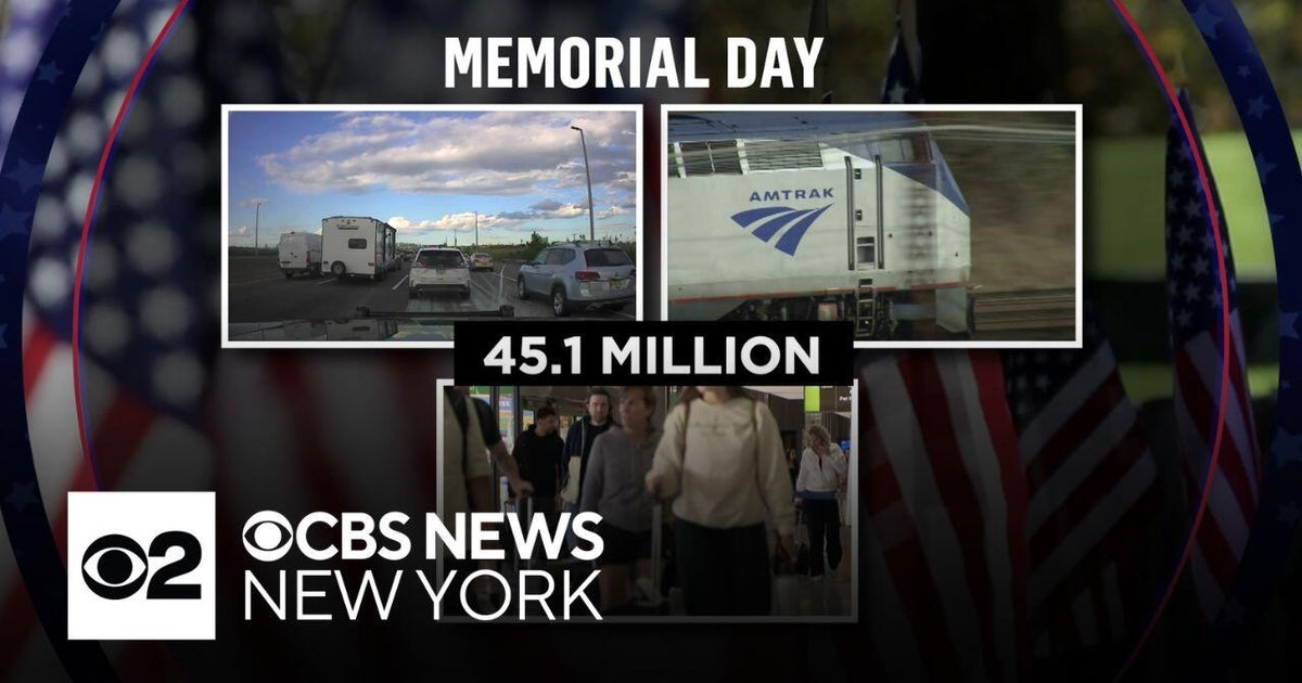 Memorial Day weekend shaping up to break travel records - CBS New York