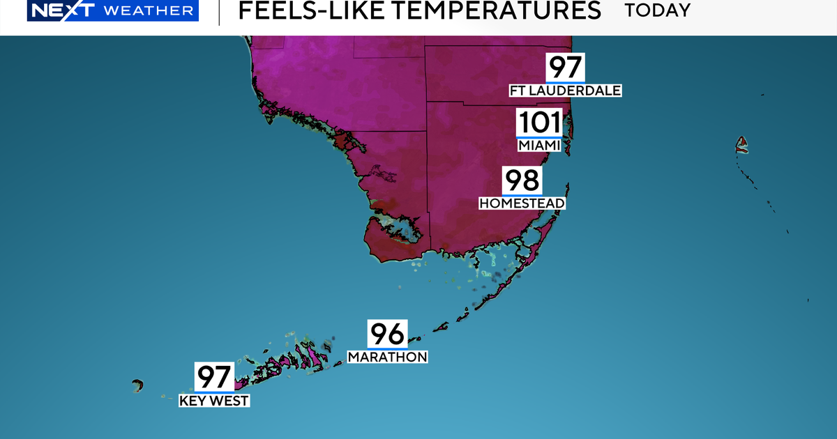 Scattered showers, isolated storms across South Florida for Thursday as