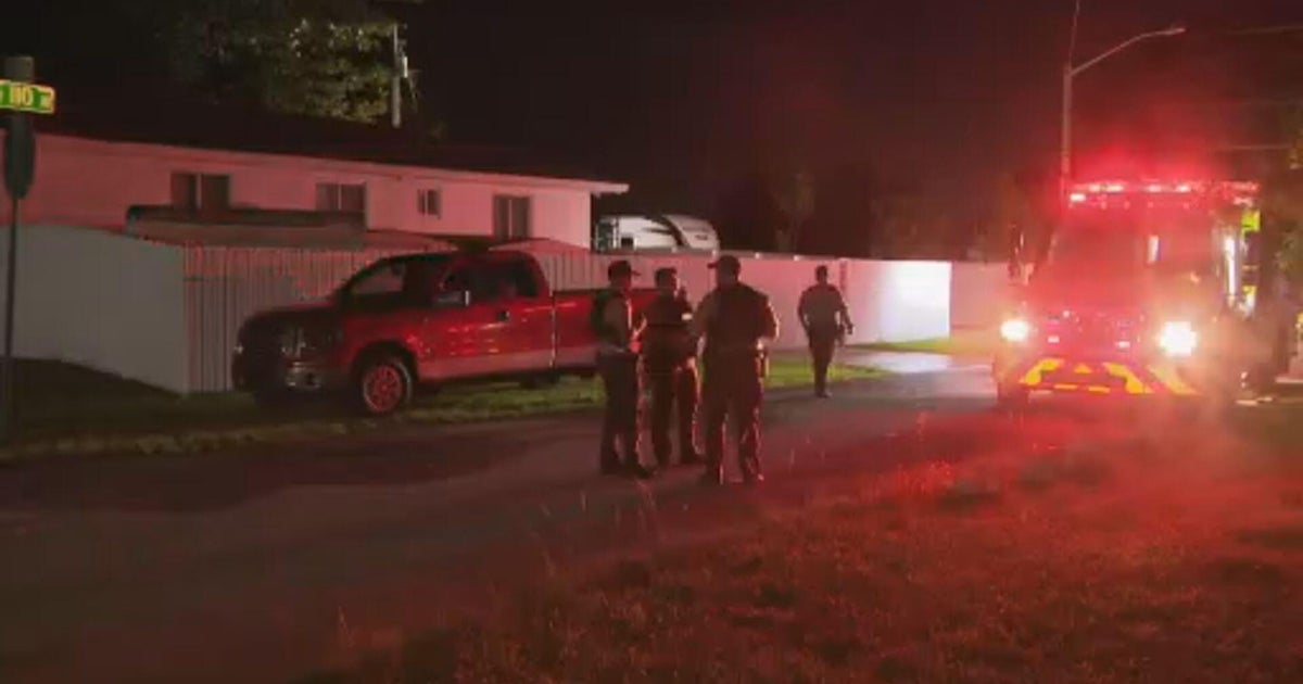 Person treated for smoke inhalation, Miami-Dade neighborhood loses power after fire rips through RV and shed