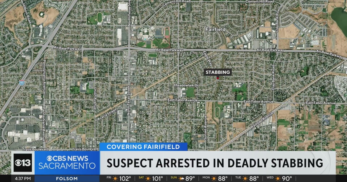 Fairfield deadly stabbing suspect arrested in Vallejo - CBS Sacramento
