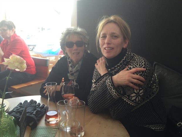 Karin Prien with his mother 