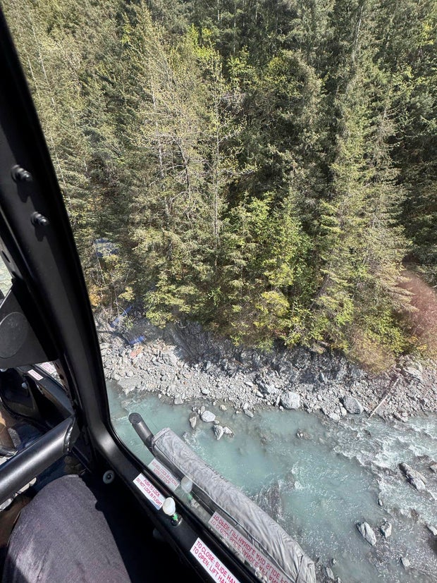 Alaska Trapped by Boulder 