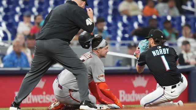 Giants Marlins Baseball 