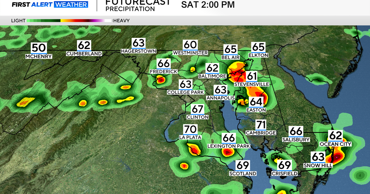 More storms possible in Maryland on Saturday