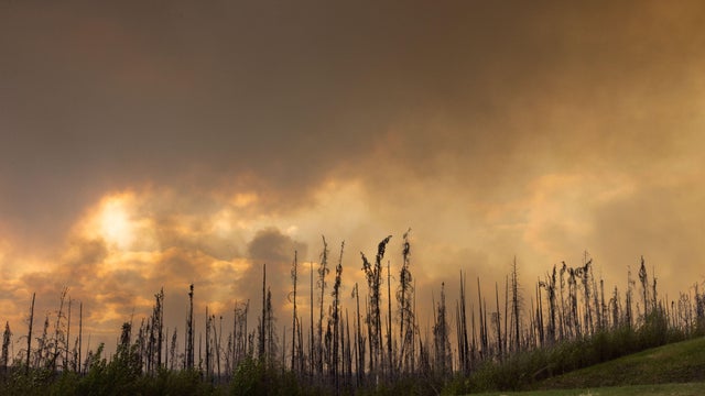 Wildfires Burn In Central Canada As Blazes Threaten Oil Sands 