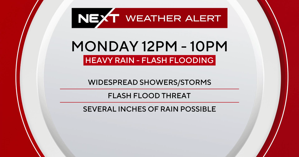 Heavy rainfall may lead to localized flooding in South Florida