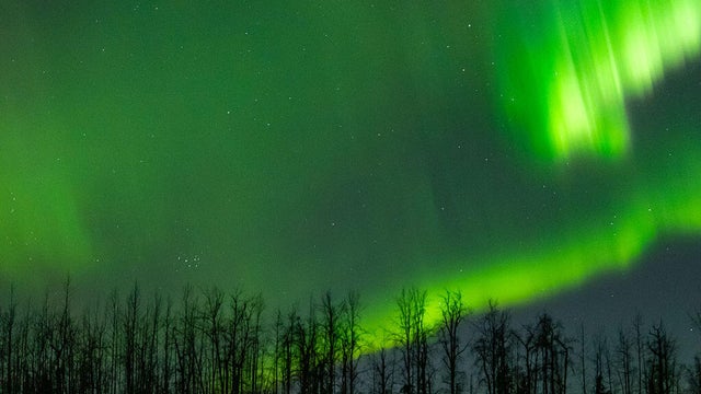 Dazzling Northern Lights Show in Alaska 