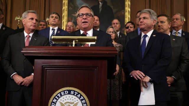 House Minority Leader Kevin McCarthy And Ranking GOP Members Discuss Biden Administration's Withdrawal From Afghanistan 