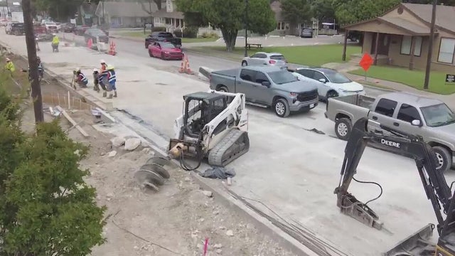 Frisco downtown construction 