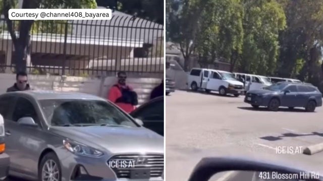 ICE agents in San Jose on June 3, 2025 