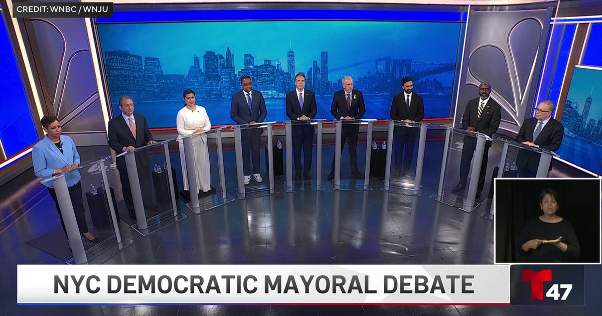NYC's Democratic mayoral candidates slam Andrew Cuomo in first debate 