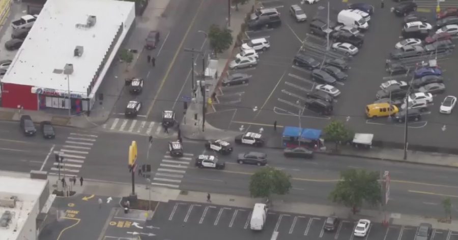 Person injured during LAPD shooting in Harvard Heights 