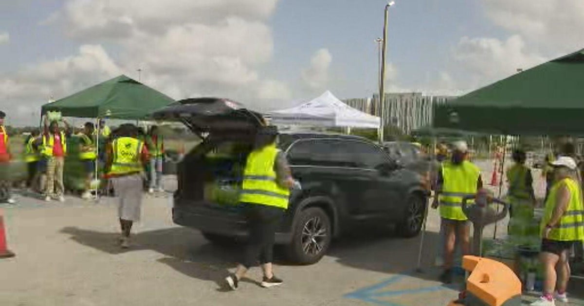 CBS News Miami, South Florida nonprofits host hurricane supply giveaway 