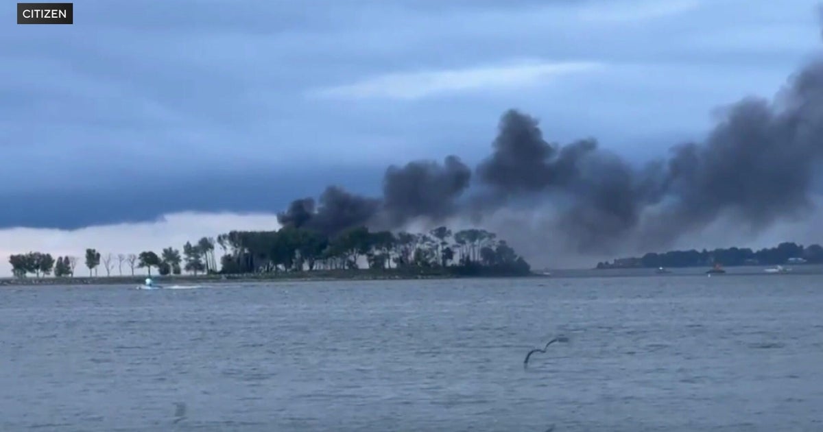 1 critically hurt in boat fire near NYC's Hart Island 