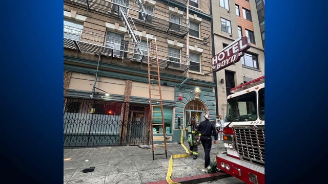 Fire at San Francisco Boyd Hotel 