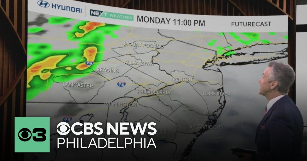 Cloudy Monday night in Philadelphia region as humidity increases - CBS ...
