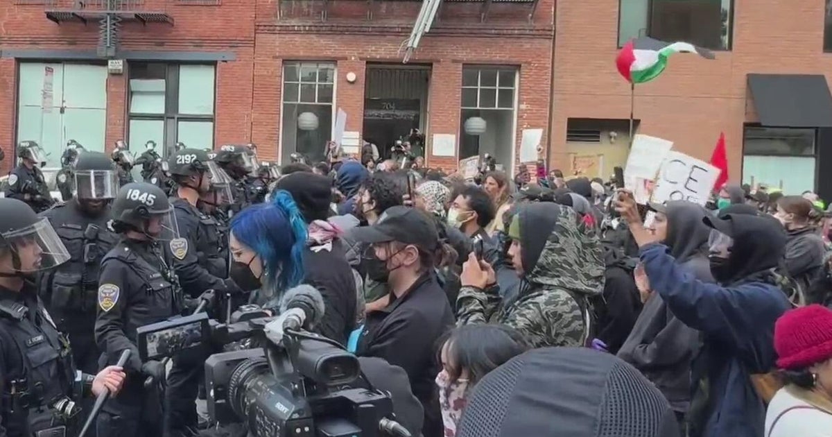 Dozens arrested following ICE protests in San Francisco - CBS San Francisco