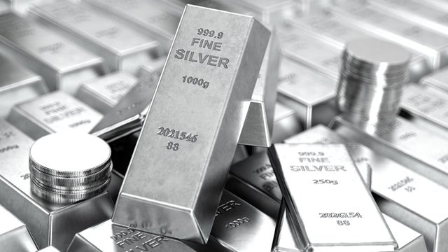 Fine Silver Bars with Silver Coins 