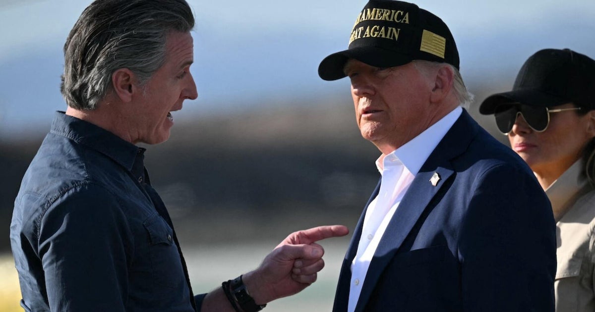 Trump blasts Newsom as "grossly incompetent" as tensions rise over L.A. protests