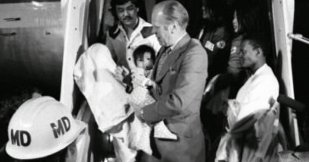 Gerald Ford's son sees legacy of his father's mission to airlift children from Vietnam