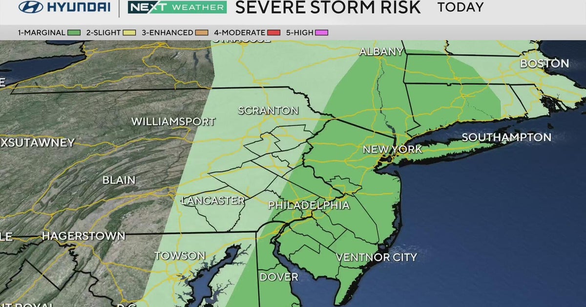 Tuesday morning in Philadelphia region to be impacted by scattered storms 