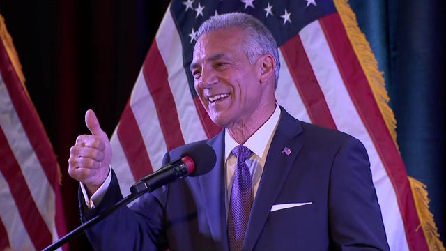 Republican gubernatorial candidate Jack Ciattarelli speaks during a news conference 