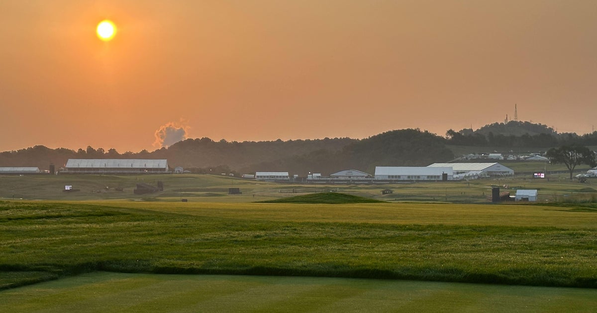 It's going to be hot and sunny for the start of the U.S. Open 