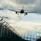 Approach to Frankfurt Airport 