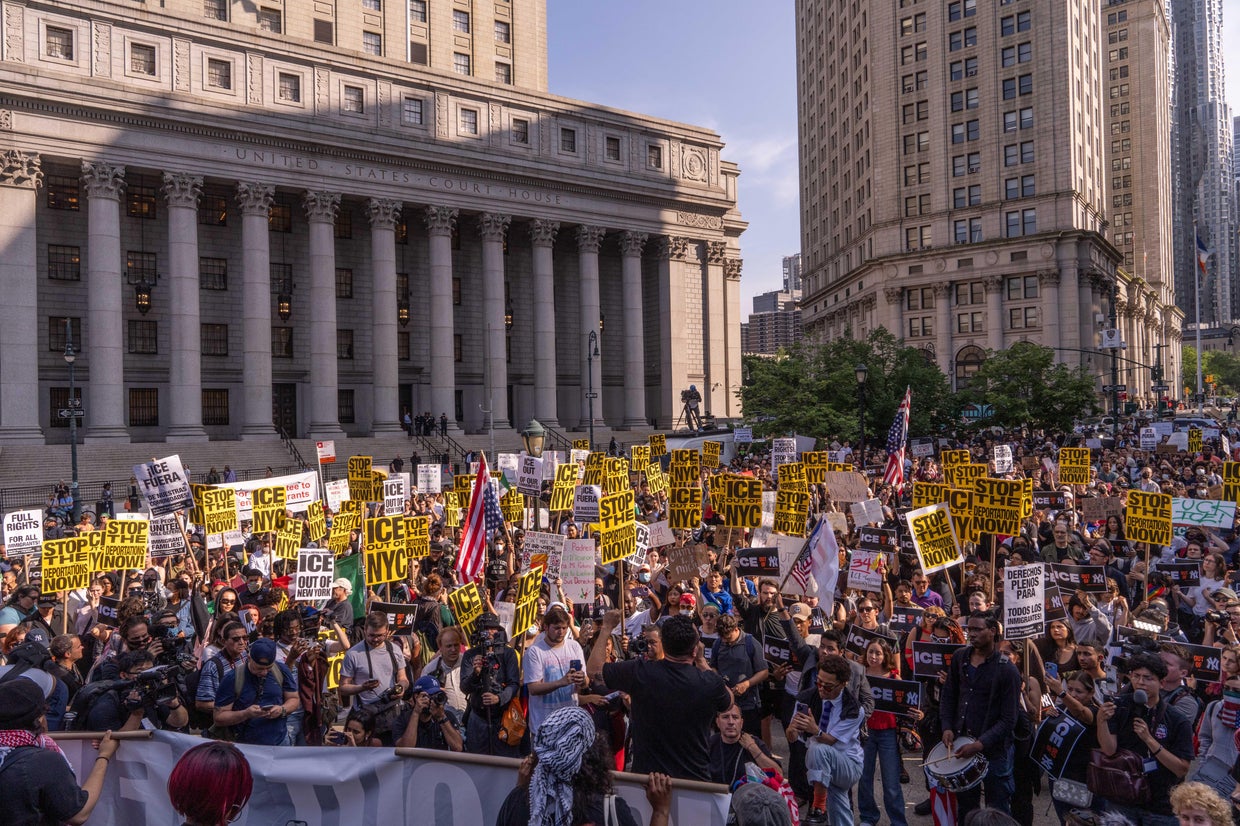 Protests against immigration raids spring up in cities across U.S ...