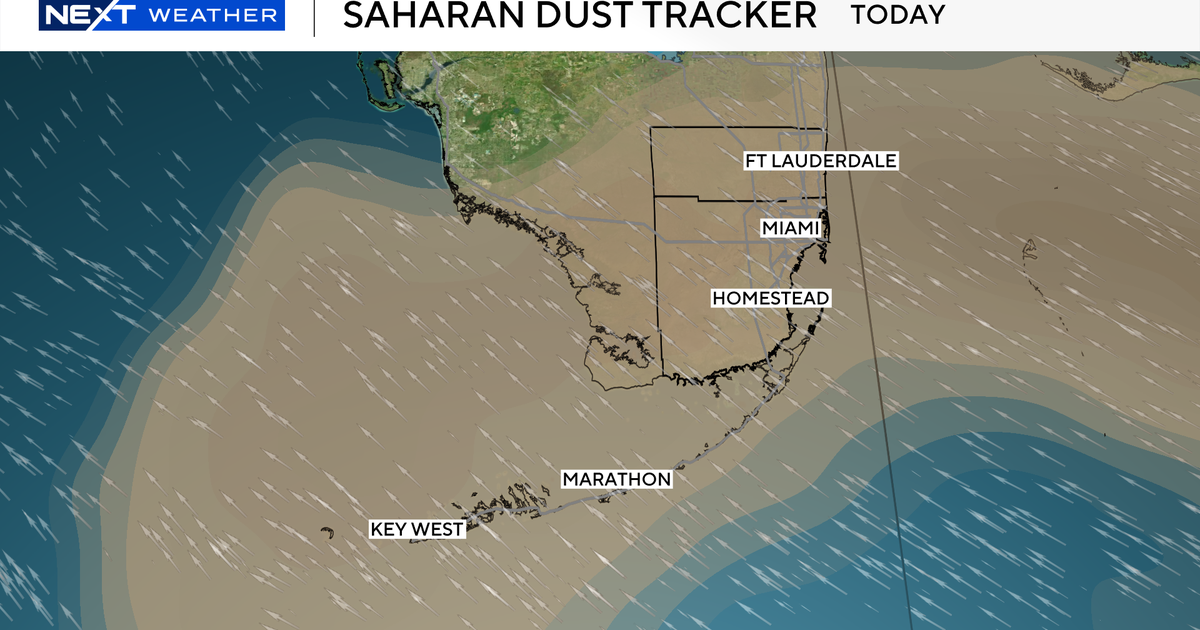 Gusty breeze, Saharan dust help keep rain chance low for South Florida’s metro areas