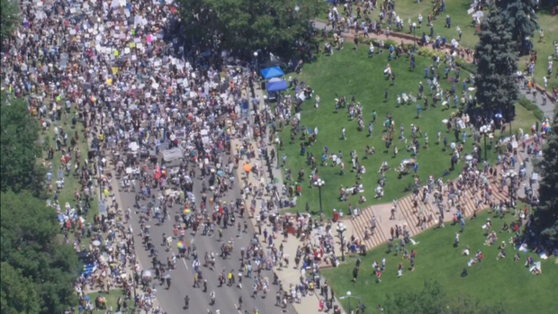 "No Kings" rally in Denver 