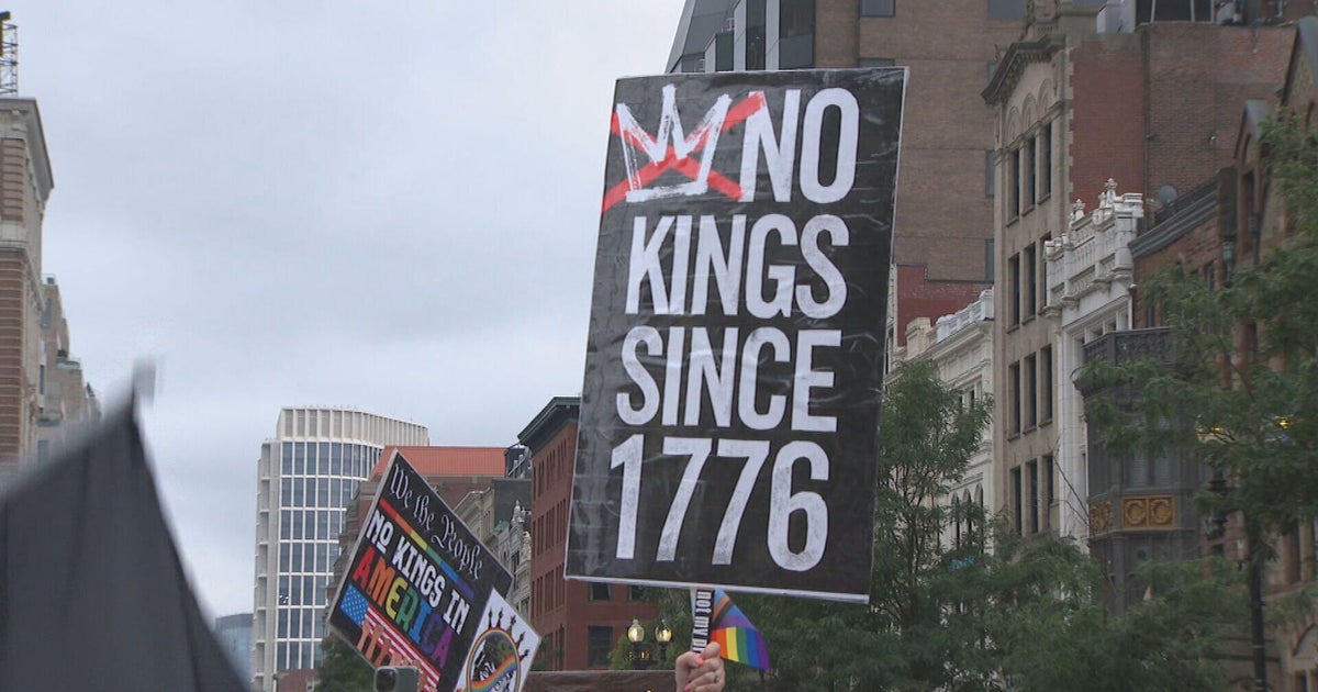 Boston "No Kings" protest during Pride parade draw thousands 