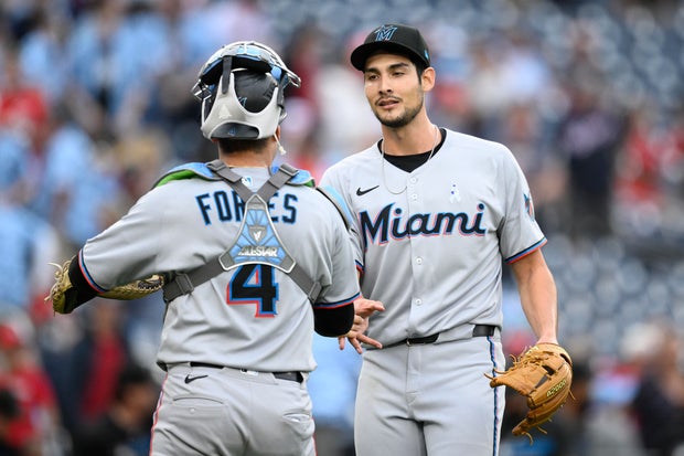 Marlins Nationals Baseball 