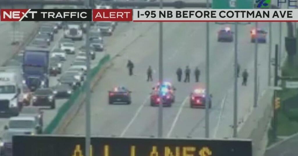 Portion of I-95 NB in Northeast Philadelphia closed due to police activity 