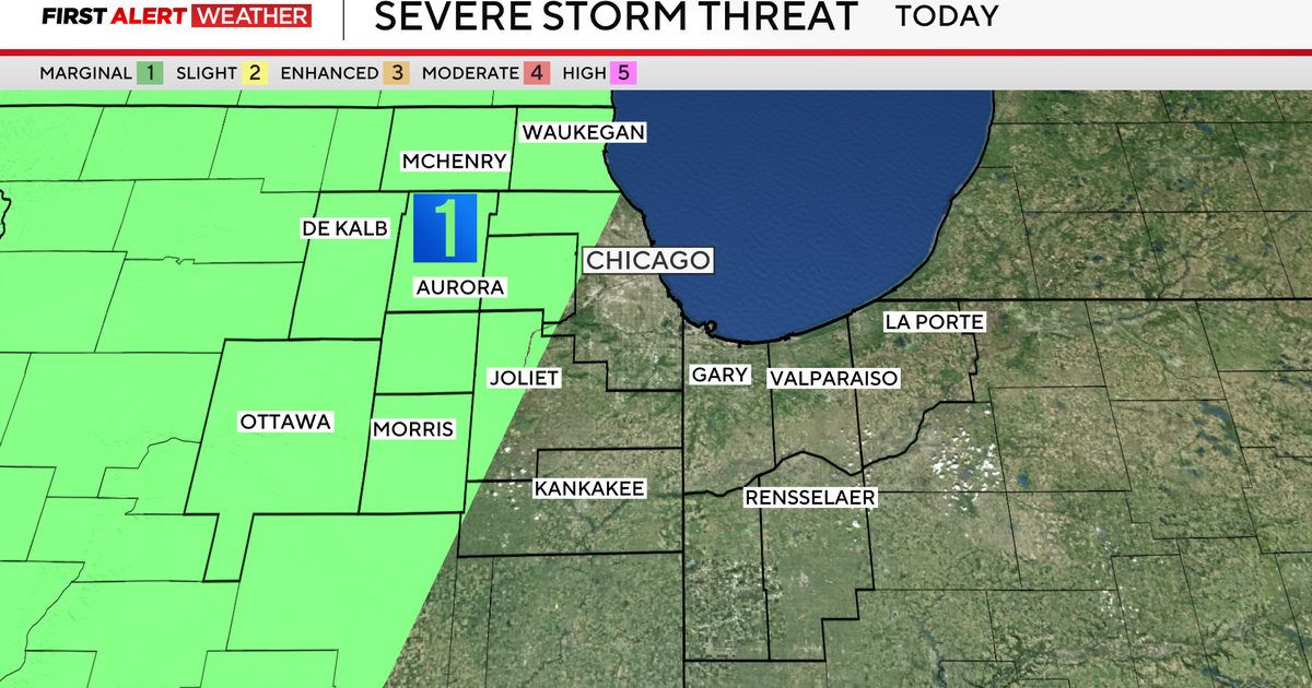 Storms approaching Chicago area Tuesday afternoon 