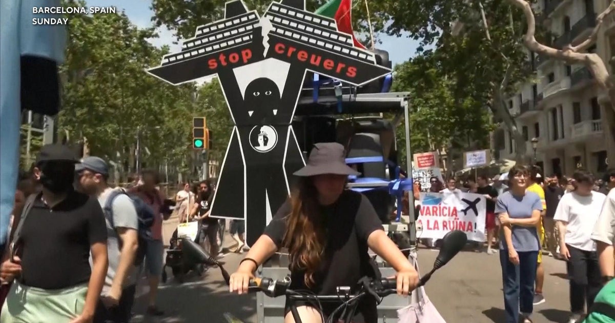 How some European residents are protesting a surge of tourists