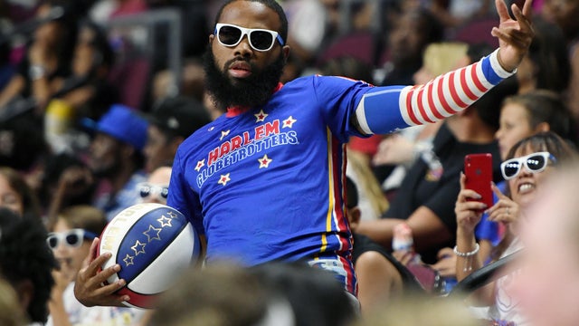 Harlem Globetrotters At The Orleans Arena In Las Vegas 