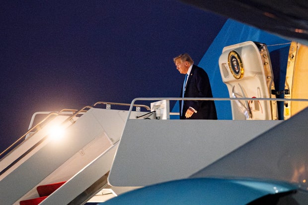 President Trump Returns To Washington Early From G7 Summit 