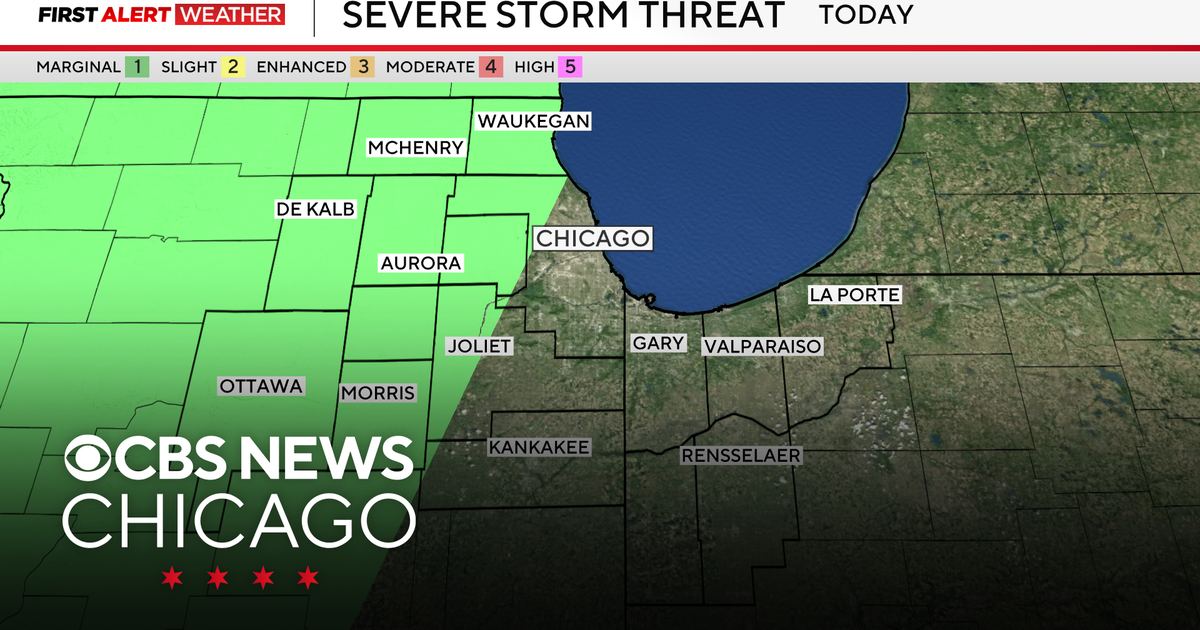 Severe storms possible in Chicago area Tuesday and Wednesday - CBS Chicago