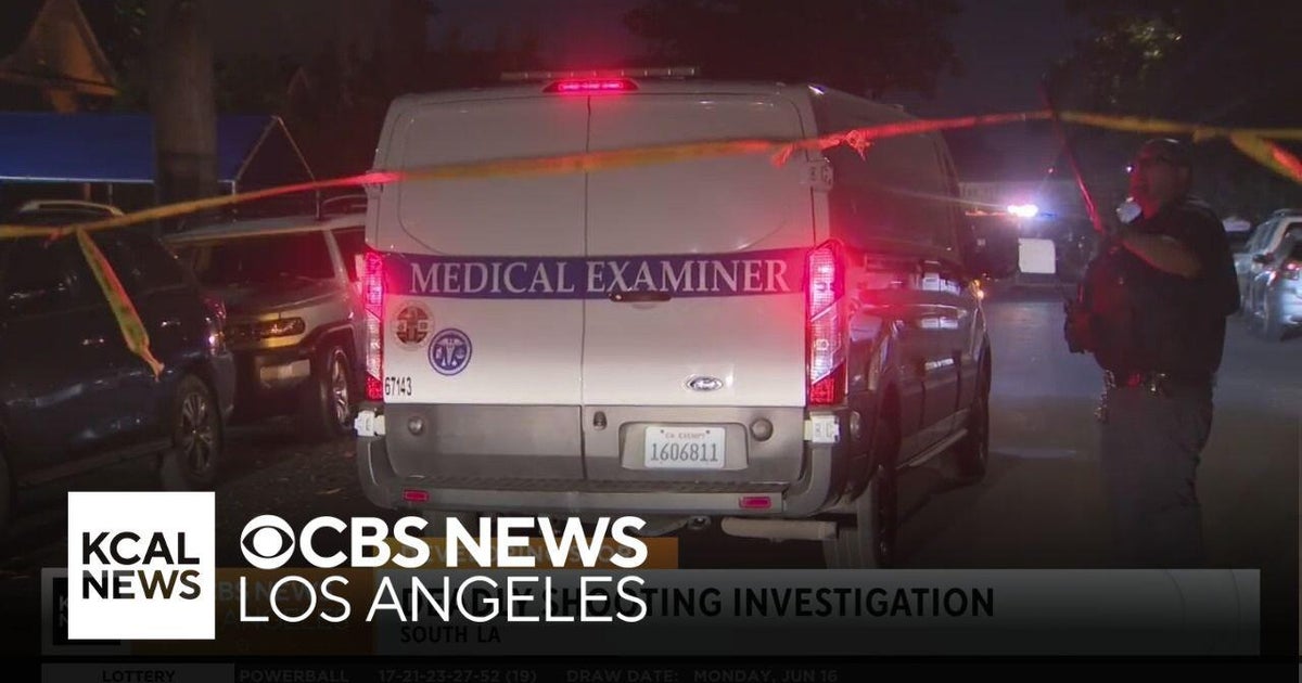 Two people killed in suspected South LA drive-by shooting - CBS Los Angeles