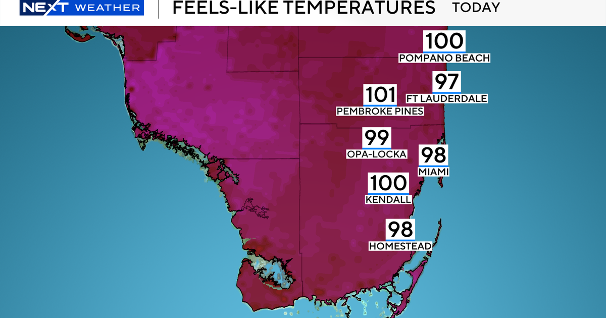 Breezy and hot across South Florida