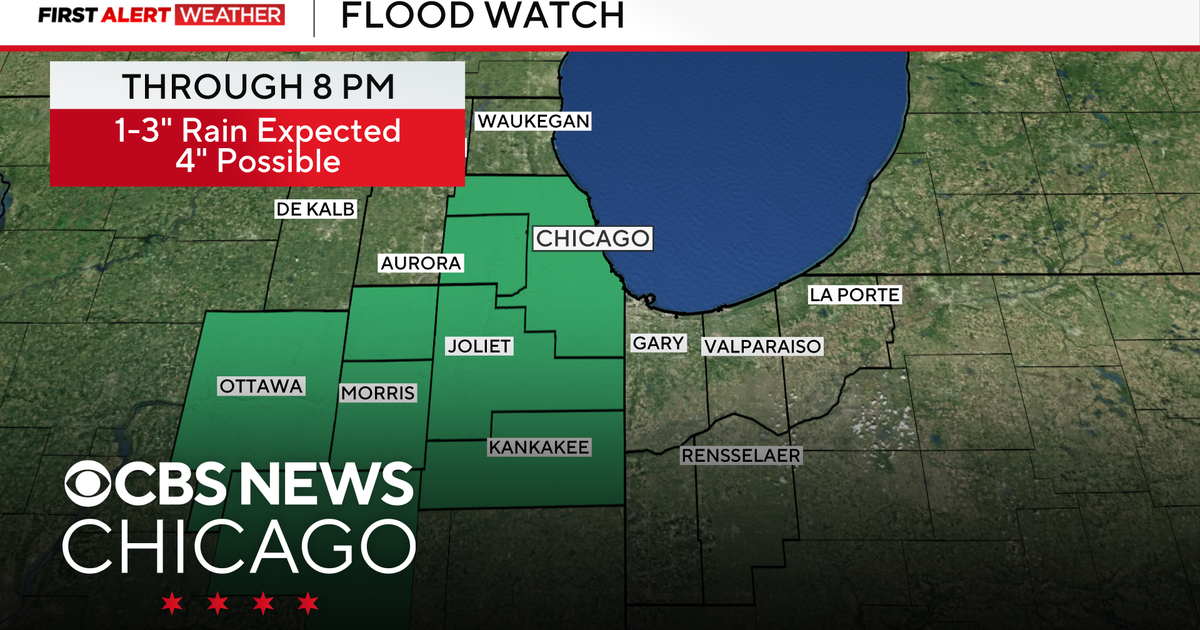 Flood Watch issued as storms could dump 1 to 4 inches of rain on ...