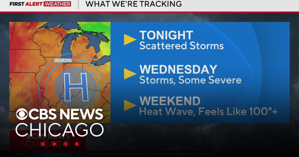 Storms coming Wednesday in Chicago, some severe - CBS Chicago