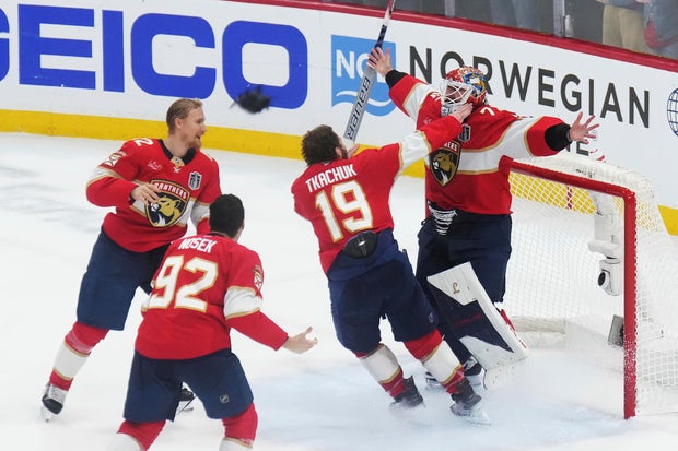 Stanley Cup Oilers Panthers Hockey 