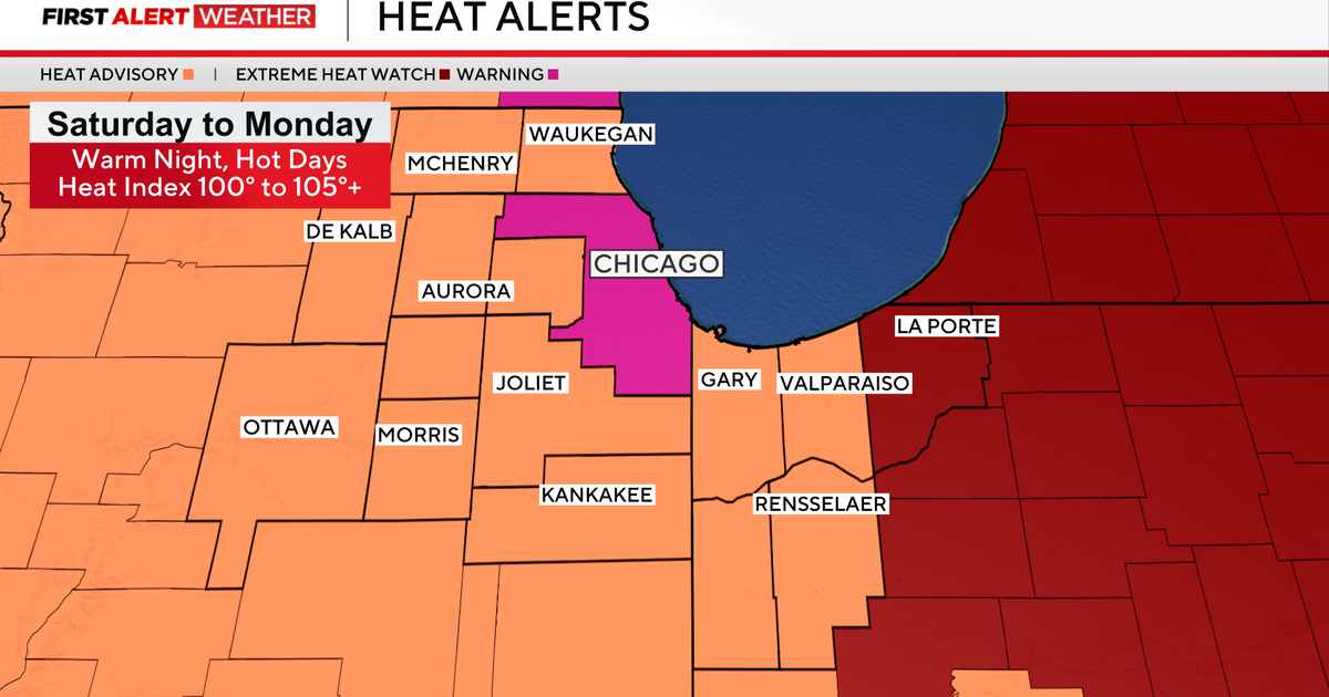 Chicago, Cook Co. upgraded to Extreme Heat Warning this weekend