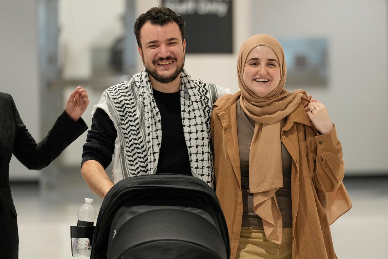 Mahmoud Khalil arrives in New Jersey after release from ICE custody ...