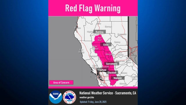 Red Flag Warning June 21 