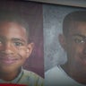 Left: Patrick Alford Jr., 7, in 2010; Right: A digitally produced age progression photo showing what Patrick may look like today at age 22 